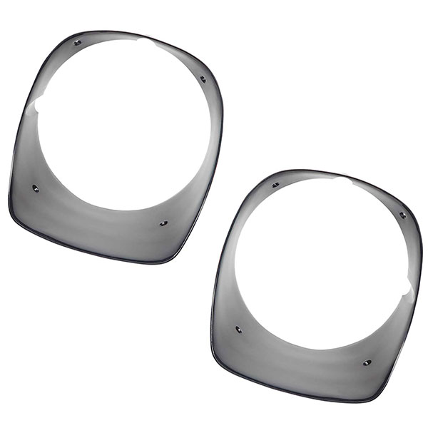 1981 Chevrolet Camaro HEADLAMP BEZEL Z-28 BLACK - PAIR | GH3217R