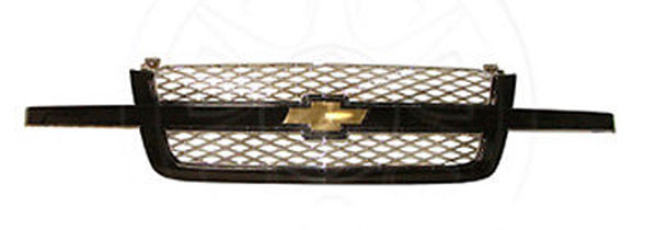 2005 GM Truck (GMC, SIERRA, SILVERADO) FRONT GRILLE BLACK GM# 17800745 | GH80831K