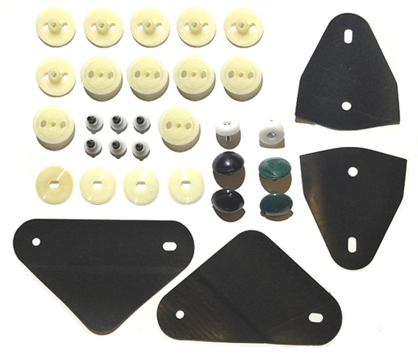 1969 Chevrolet Camaro DOOR WINDOW HARDWARE INSTALLATION KIT (INCLUDES