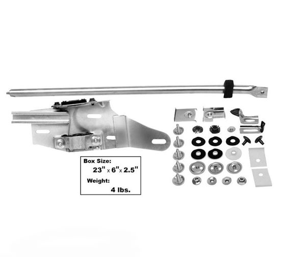 1971 Buick Skylark/GS/Regal/GN LEFT DOOR GLASS TRACK INSTALL KIT - EA | GL2422A