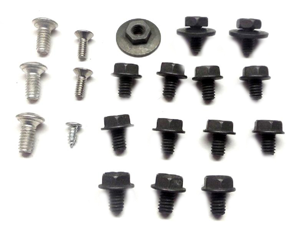1965 Pontiac GTO/LeMans/Tempest DOOR HARDWARE MOUNTING BOLT KIT - 20 PIECE KIT | HB0181Z