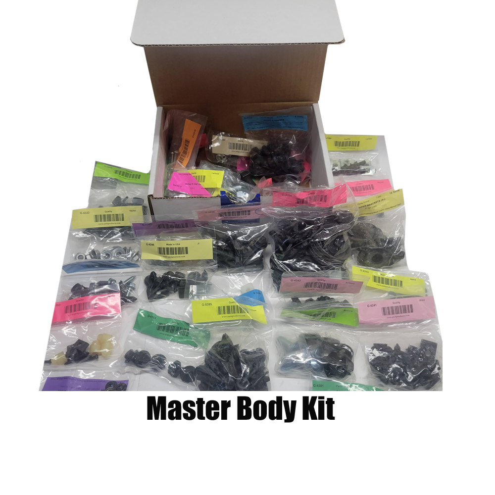 1969 Pontiac Firebird/TransAm MASTER BODY HARDWARE KIT 579 PIECES | HB10013F