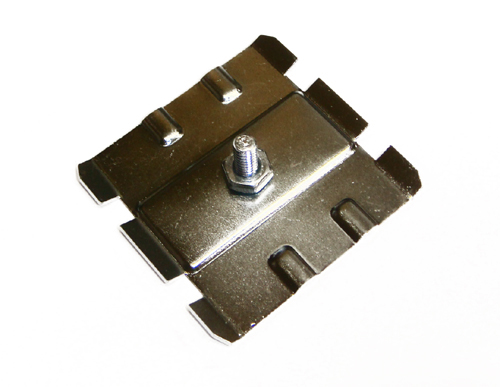 1966 Oldsmobile Cutlass/442/F85 SUPREME & 442 WHEEL WELL TO BODY SIDE MOLDING CLIP - METAL CLIP WITH THREADED STUD USED TO CONNECT WHEEL WELL AND BODY SIDE MOLDINGS (8 REQUIRED PER CAR) - EA | HB10468T