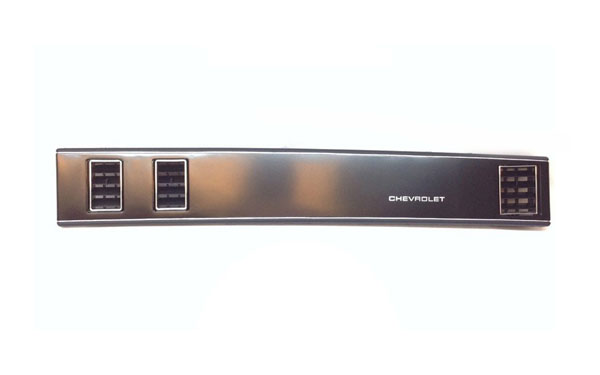 1986 Chevrolet Monte Carlo NEW PASSENGER DASH BEZEL WITH A/C - DARK BLUE | IN0001C