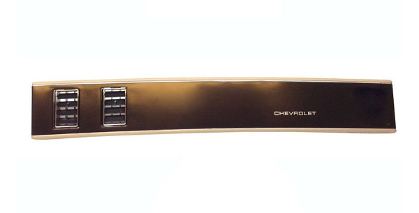 1988 Chevrolet Monte Carlo NEW PASSENGER DASH BEZEL WITHOUT A/C - DARK SADDLE | IN0008C