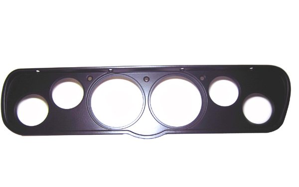 1964 Ford Mustang BILLET ALUMINUM DASH INSERT (BLACK SEMI GLOSS POWDER COAT- BOLT IN ASSEMBLY NO CUTTING REQUIRED) | IN1004U