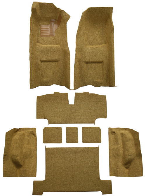 1968 Chevrolet Corvette COMPLETE CARPET SET 9 PIECES - LOOP AUTOMATIC TRANS | IN10060O