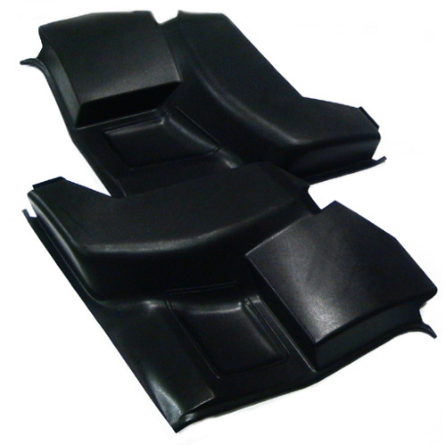 1971 Pontiac Firebird/TransAm LOWER REAR ARM REST TRIM PANELS (WITH STITCH MOLDED PANEL) - PR | IN10159Z
