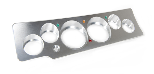 1970 Chevrolet Monte Carlo SS DASH INSERT (BILLET ALUMINUM) BRUSHED - CLEAR ANODIZED | IN10511C