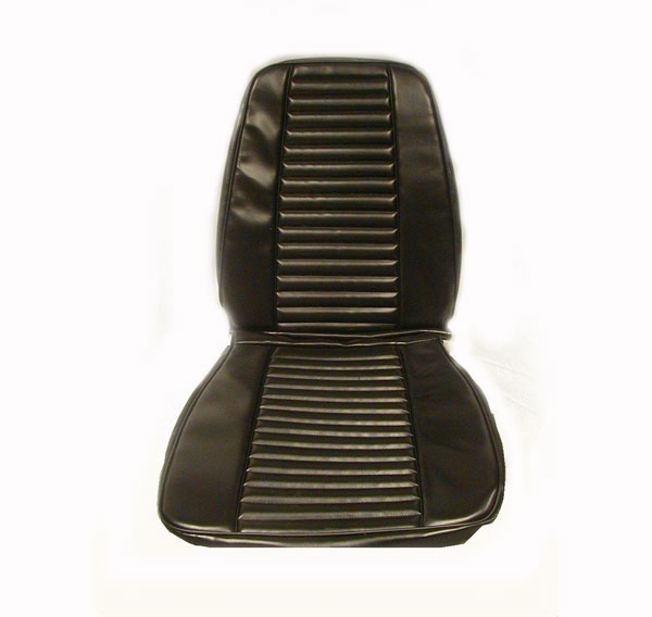 1969 Mopar Dodge/Chrysler/Plymouth BARRACUDA STANDARD FRONT SEAT COVERS (DARK METALLIC GREEN) - PUI | IN1058J