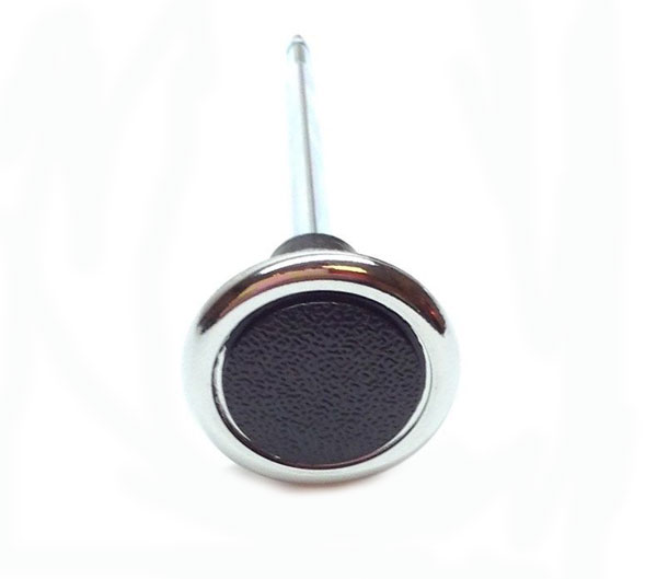 1968 Buick Skylark/GS/Regal/GN NEW CHROME HEADLAMP SWITCH KNOB & SHAFT W/ BLACK CENTER (SKYLARK / GS) - GM # 1231082 | IN1071S