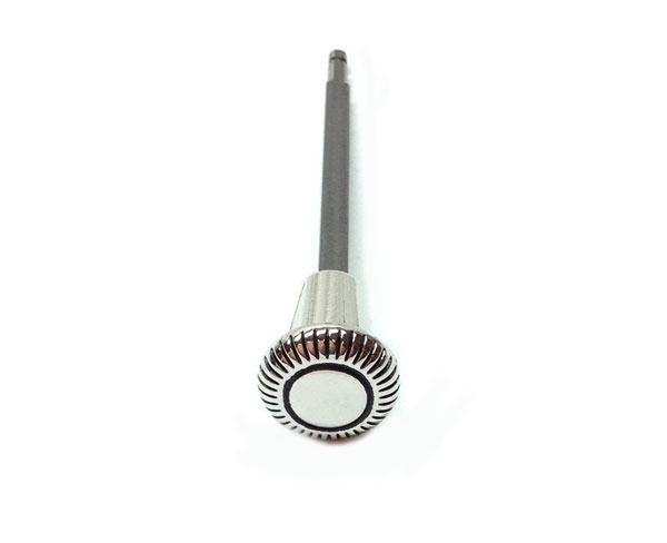 1971 Oldsmobile Cutlass/442/F85 CHROME HEADLAMP SWITCH KNOB & SHAFT W/ BLACK RING - GM # 405112 | IN1072T