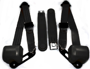 1979 Chevrolet El Camino FACTORY BUCKET SEAT BELT SET (BLACK) | IN10835E
