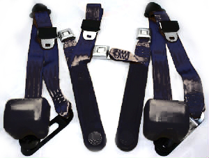 1983 Chevrolet El Camino FACTORY BENCH SEAT BELT SET (BLUE) | IN11003E