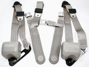 1981 Chevrolet El Camino FACTORY BENCH SEAT BELT SET (GRAY) | IN11005E