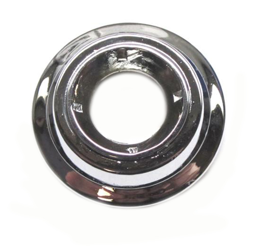 1967 Pontiac GTO/LeMans/Tempest REMOTE ROUND CHROME MIRROR BEZEL ESCUTCHEON (FITS ALL 65-68 & 69-72 SEDAN ONLY) - EA | IN11044G