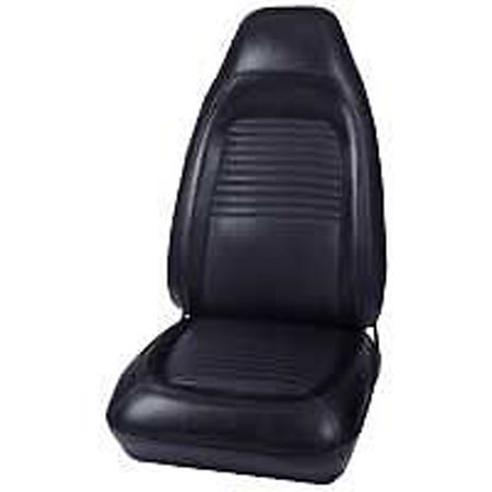 1970 Mopar Dodge/Chrysler/Plymouth BARRACUDA / CUDA FRONT BUCKET SEAT COVERS & HARDTOP REAR (WHITE) - PUI | IN1156J
