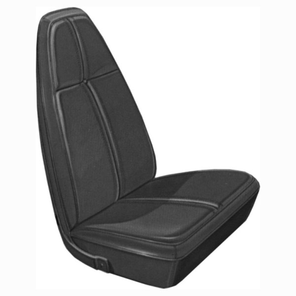 1971 Mopar Dodge/Chrysler/Plymouth BARRACUDA / CUDA STANDARD FRONT BUCKET SEAT COVERS (BRIGHT BLUE) - PUI | IN1165J