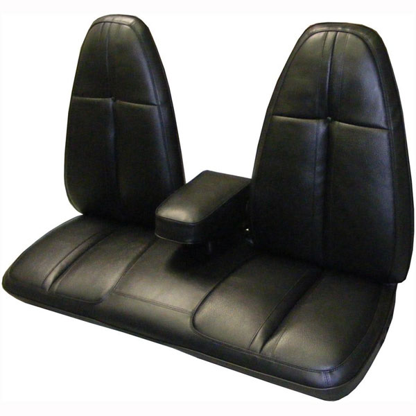 1971 Mopar Dodge/Chrysler/Plymouth BARRACUDA / CUDA FRONT BENCH W/ ARMREST SEAT COVERS & CONVT REAR (BRIGHT BLUE) - PUI | IN1175J
