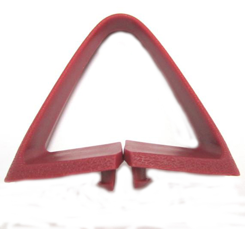 1978 Pontiac GTO/LeMans/Tempest SEAT BELT LOOP GUIDE RED/MAROON TRIANGLE GM # 9732268 - EA | IN12266Z