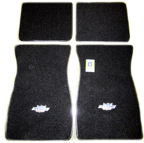 1977 Chevrolet Nova/Chevy II CARPETED FLOORMATS EMBROIDERED WITH (YENKO) - 4 PIECE SET | IN12324C