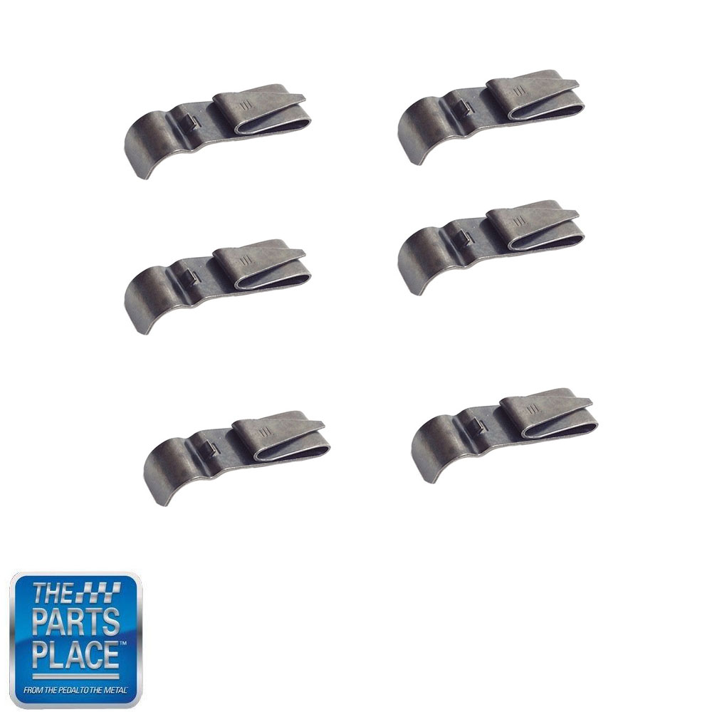 1968 Pontiac GTO/LeMans/Tempest DASH PAD CLIPS- SET OF 6 | IN12478G