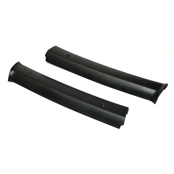 1968 Chevrolet Nova/Chevy II INNER B-POST MOLDED CENTER PAIR (THIS IS A NEW PAIR OF BLACK PLASTIC CENTER B-POST PILLAR COVERS THAT ARE THE PART MOST COMMONLY DRY ROTTED.  THESE PARTS ARE HIGH QUALITY INJECTION MOLDED PLASTIC, SAME AS GM MADE) | IN12517N