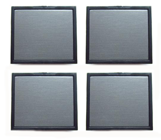 1986 Buick Skylark/GS/Regal/GN DOOR PULL SCREW COVERS - SET OF FOUR | IN12825S