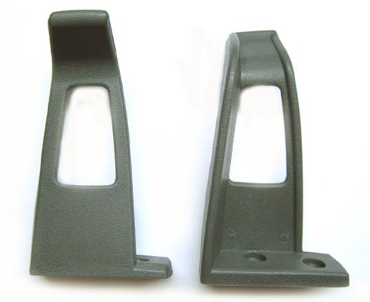 1981 Pontiac GTO/LeMans/Tempest SEAT BELT GUIDES BONNEVILLE/GRAND PRIX (GRAY) -  PAIR | IN12853Z