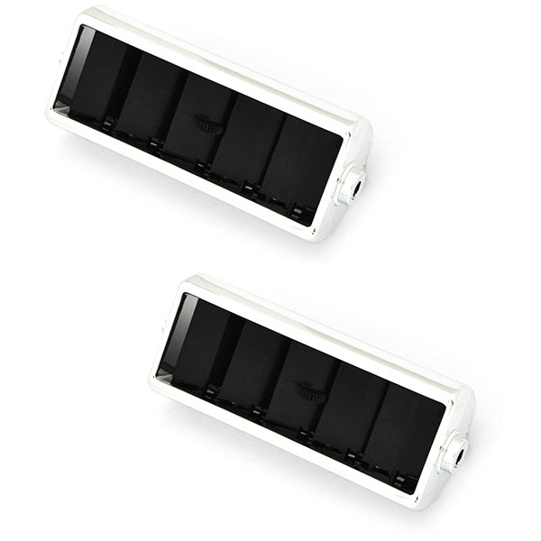1970 Chevrolet Nova/Chevy II DASH VENT CENTER OUTLETS (FOR CARS WITH A/C) CHROME - PR | IN2061C