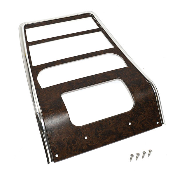 1968 Pontiac Firebird/TransAm CENTER BEZEL DASH PANEL (BURLWOOD) - WITH A/C | IN2150F