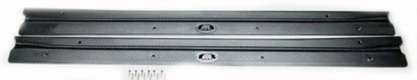 1969 Chevrolet Nova/Chevy II DOOR SILL PLATES (CARBON FIBER LOOKING) - PAIR | IN21635N