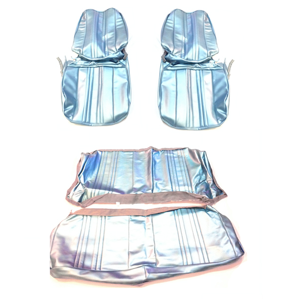 1971 Chevrolet Nova/Chevy II SEAT COVER SET - FRONT BUCKETS & REAR BENCH | IN2296N