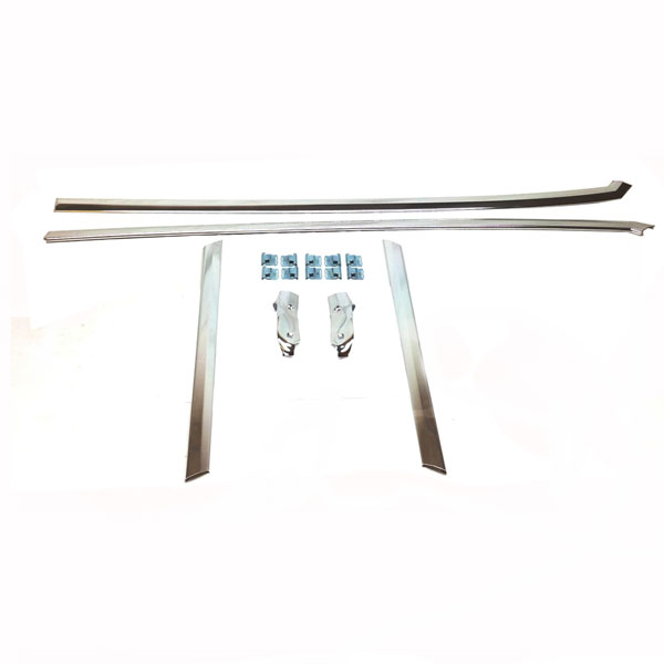 1965 Chevrolet Chevelle/Malibu HEADLINER MOLDING SET CHROME (2 DOOR