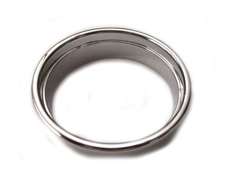 1977 Pontiac Firebird/TransAm SMALL CHROME DASH BEZEL - 2 INCH DIAMETER (CORRECT FOR 70-75 FIREBIRD/TRANS AM, BUT FITS 70-81) | IN2414F