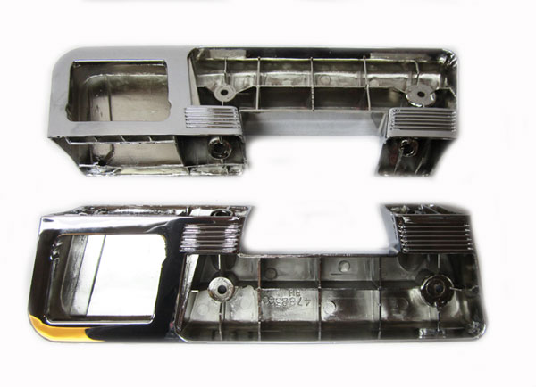 1964 Pontiac GTO/LeMans/Tempest REAR CHROME ARM REST BASES - PR | IN2477Z