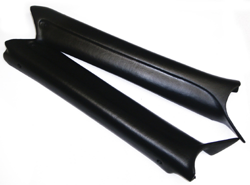 1970 Pontiac GTO/LeMans/Tempest WINDSHIELD INTERIOR PILLAR POST MOLDING PAD CONVERTIBLE (BLACK) - PR | IN2836Z