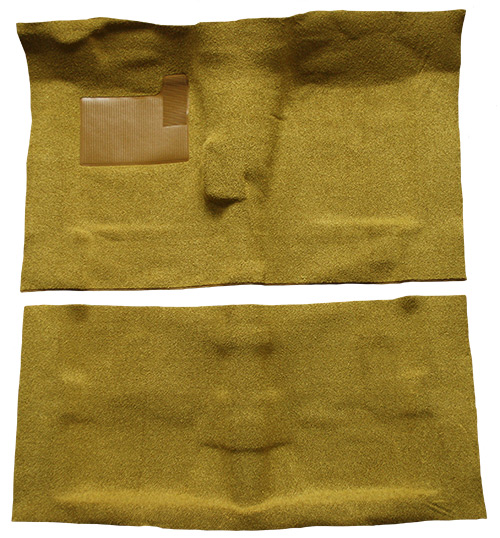 1971 Pontiac GTO/LeMans/Tempest PRESS MOLDED CARPET - 80/20 ORIGINAL LOOP BLEND WITH HEEL PAD, GROMMET AND JUTE BACKING FOR MANUAL TRANSMISSION HUMP | IN2849G