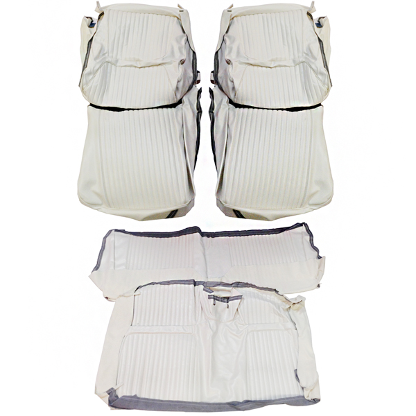 1964 Chevrolet Impala/Caprice/Bel Air FRONT BUCKETS & REAR BENCH SEAT COVER COMPLETE SET (SS COUPE) | IN2956P