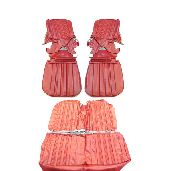 1966 Chevrolet Impala/Caprice/Bel Air FRONT BUCKETS & REAR BENCH SEAT COVER COMPLETE SET (SS COUPE) | IN2972P