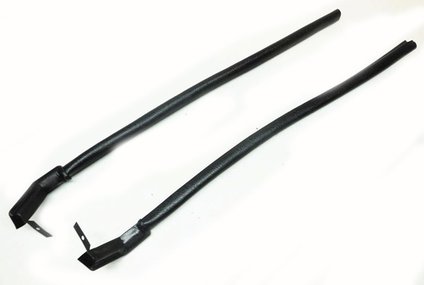 1967 Pontiac Firebird/TransAm MOLDED QUARTER DOOR JAMB WINDLACE (BLACK) - PR | IN2976F