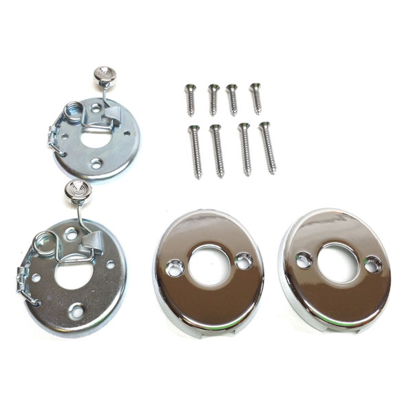 1969 Buick Skylark/GS/Regal/GN CHROME HEADREST LOCKS - PR - (2 PAIRS NEEDED) | IN2977Z