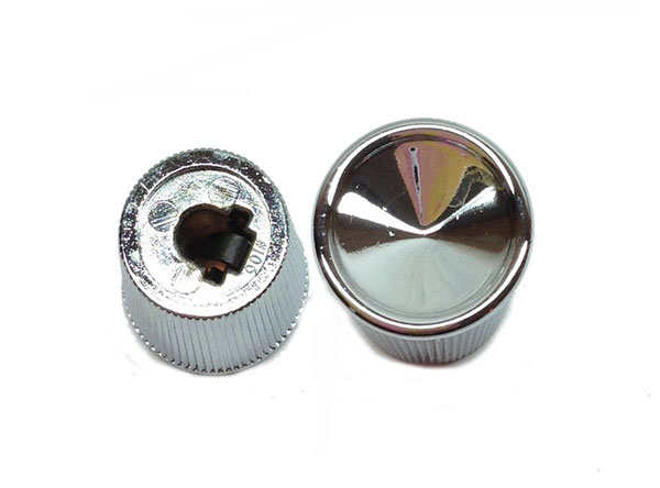 1964 Pontiac GTO/LeMans/Tempest DASH KNOB (CHROME POTMETAL - DIECAST USED FOR RADIO & OTHER KNOBS) - EA | IN3009G