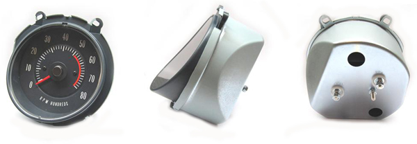 1968 Pontiac GTO/LeMans/Tempest IN-DASH TACH - STANDARD (5200 RED LINE ...