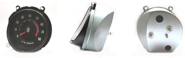 1971 Pontiac GTO/LeMans/Tempest IN-DASH TACH - STANDARD (5200 RED LINE ...