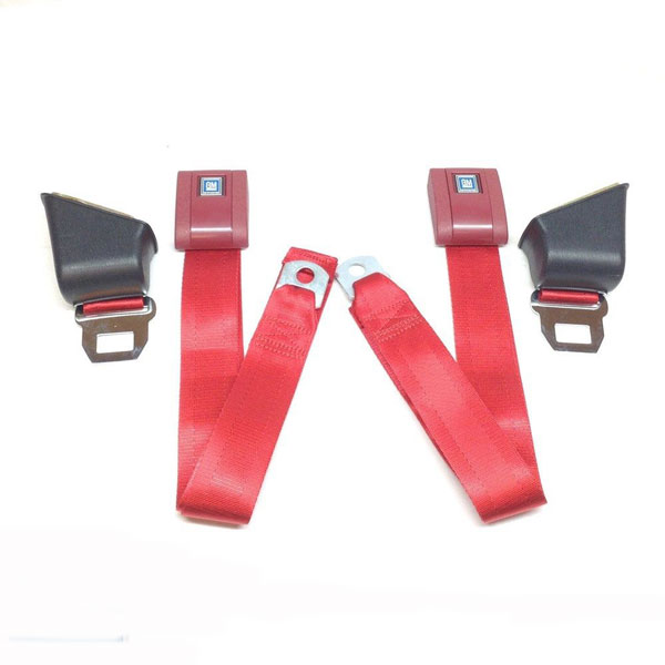 1970 Chevrolet Chevelle/Malibu NEW STANDARD REPRODUCTION FRONT RETRACTOR SEAT BELTS WITH PLASTIC
