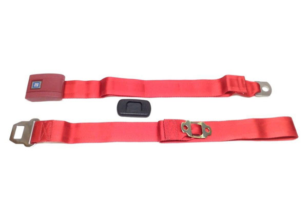 1972 Buick Skylark/GS/Regal/GN NEW STANDARD RED SHOULDER HARNESS WITH PLASTIC BUCKLE (HARDTOP) - EA | IN3206Z