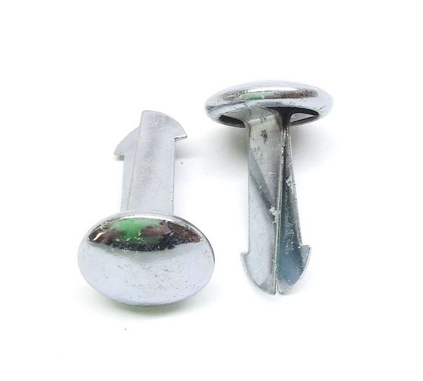1972 Pontiac GTO/LeMans/Tempest BENCH SEAT SIDE HINGE COVER FASTENERS - PR | IN3415Z