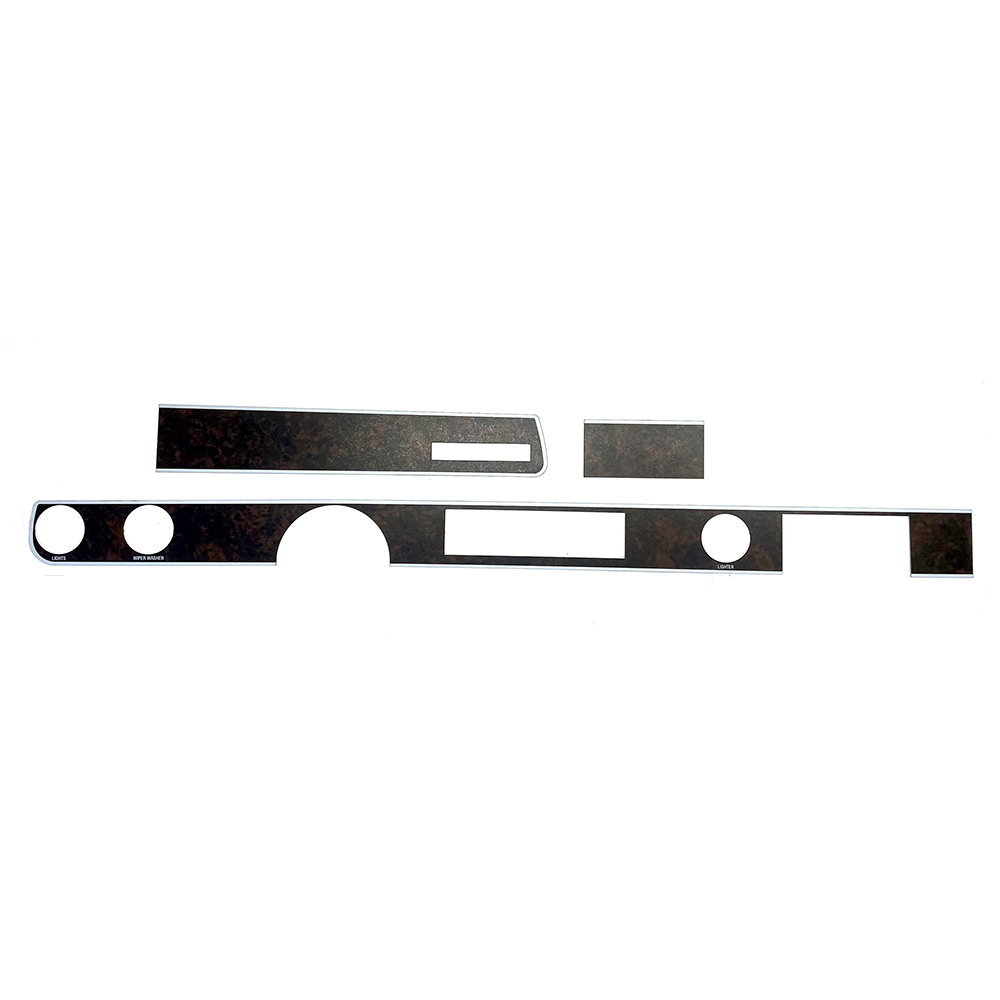 1969 Oldsmobile Cutlass/442/F85 DASH WOOD KIT WITH METAL BACKING | IN3432T