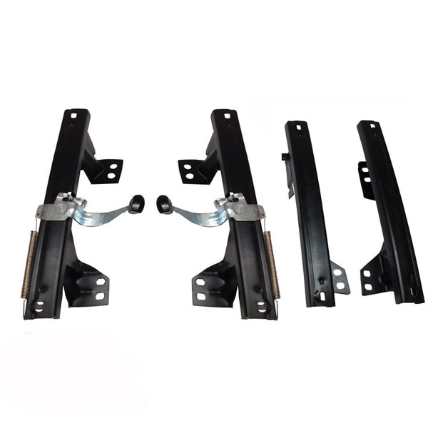 1966 Chevrolet Impala/Caprice/Bel Air OEM FACTORY STYLE BUCKET SEAT TRACKS (INNER AND OUTER TRACKS FOR 2 SEATS) - 2 PAIR | IN3445P